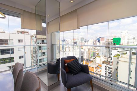 Sala de apartamento para alugar com 2 quartos, 102m² em Consolação, São Paulo