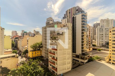 Vista da Sala de apartamento para alugar com 1 quarto, 25m² em Vila Buarque, São Paulo
