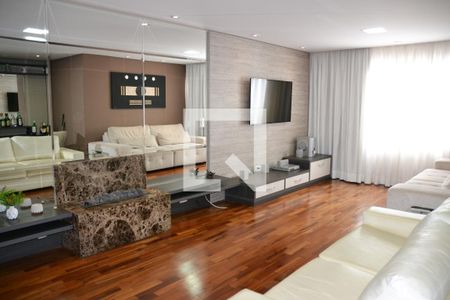 Sala de apartamento para alugar com 3 quartos, 132m² em Olímpico, São Caetano do Sul