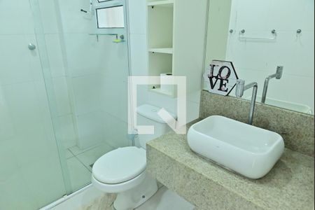 Banheiro de apartamento para alugar com 1 quarto, 65m² em Ocian, Praia Grande