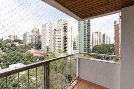 Sacada de apartamento para alugar com 1 quarto, 50m² em Indianópolis, São Paulo