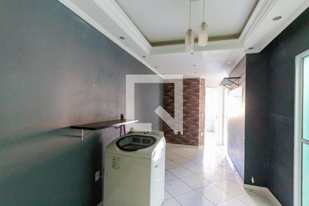 Sala de apartamento à venda com 2 quartos, 55m² em Jardim Santo Alberto, Santo André