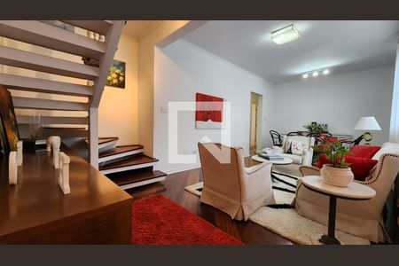 Sala de apartamento para alugar com 3 quartos, 270m² em José Menino, Santos