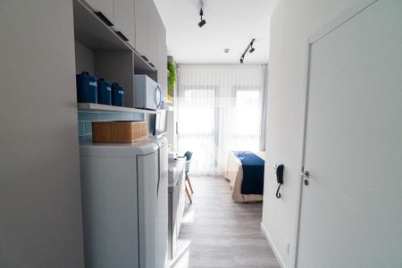 Cozinha de kitnet/studio à venda com 1 quarto, 21m² em Vila Mariana, São Paulo