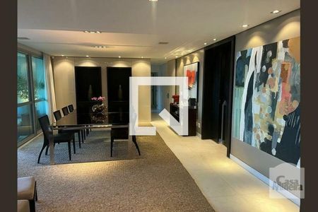sala de apartamento à venda com 4 quartos, 243m² em Belvedere, Belo Horizonte