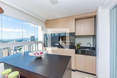 Varanda da Sala de apartamento à venda com 3 quartos, 193m² em Vale do Sereno, Nova Lima