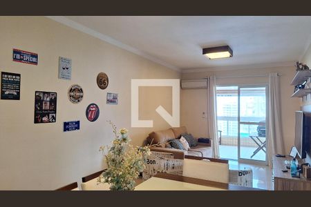 Sala de apartamento para alugar com 3 quartos, 120m² em Aviação, Praia Grande