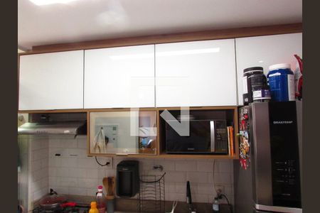 Cozinha de apartamento à venda com 2 quartos, 51m² em Jardim Monte Alegre, Taboão da Serra