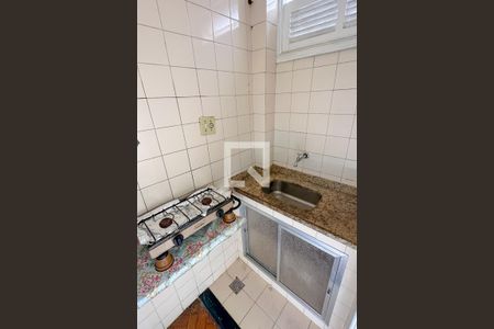 Cozinha de apartamento à venda com 1 quarto, 22m² em Copacabana, Rio de Janeiro