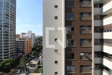 Vista da Varanda de kitnet/studio à venda com 1 quarto, 21m² em Indianópolis, São Paulo