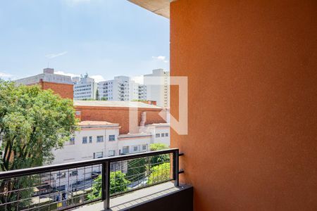 Varanda da Sala de apartamento para alugar com 1 quarto, 34m² em Perdizes, São Paulo