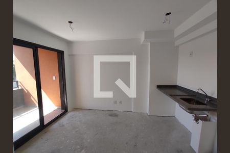 Sala / Cozinha de apartamento para alugar com 1 quarto, 33m² em Perdizes, São Paulo