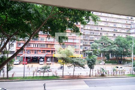 Sala/Quarto - Vista  de apartamento para alugar com 1 quarto, 36m² em Bela Vista, São Paulo