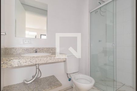 Banheiro de kitnet/studio para alugar com 1 quarto, 28m² em Vila Prudente, São Paulo