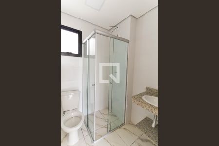 Banheiro de casa de condomínio para alugar com 1 quarto, 30m² em Vila Prudente, São Paulo
