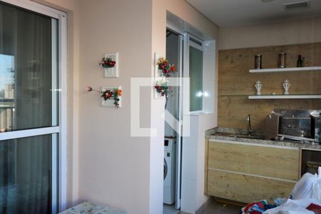 Varanda Gourmet de apartamento para alugar com 2 quartos, 67m² em Osvaldo Cruz, São Caetano do Sul