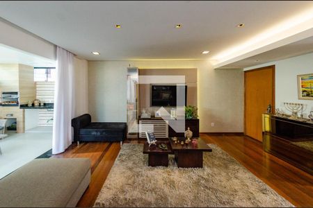 Sala de apartamento à venda com 3 quartos, 160m² em Buritis, Belo Horizonte