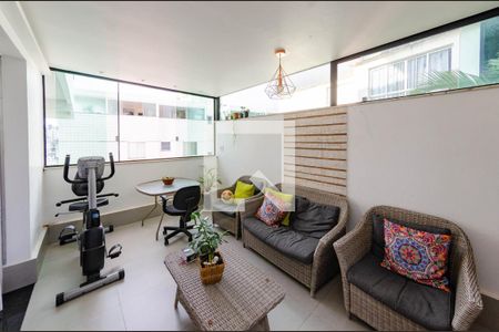 Varanda de apartamento à venda com 3 quartos, 160m² em Buritis, Belo Horizonte