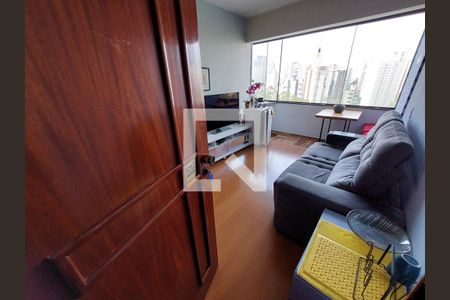 Sala de apartamento para alugar com 1 quarto, 38m² em Paraíso do Morumbi, São Paulo