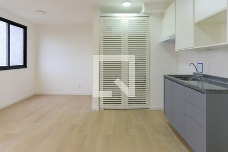 Sala/Cozinha de apartamento à venda com 1 quarto, 33m² em Butantã, São Paulo
