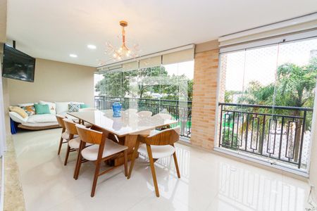 Varanda gourmet de apartamento à venda com 3 quartos, 134m² em Jardim Taquaral, São Paulo