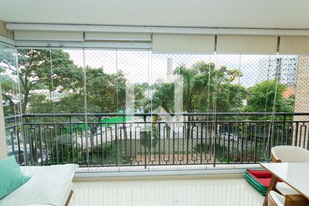 Vista da Varanda de apartamento à venda com 3 quartos, 134m² em Jardim Taquaral, São Paulo