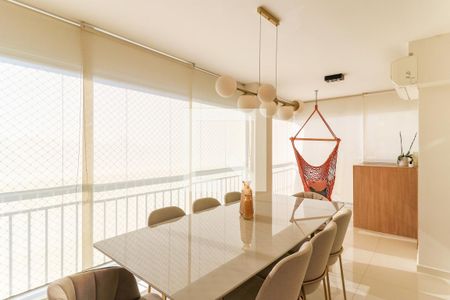 Sala de Jantar/Varanda de apartamento à venda com 2 quartos, 100m² em Santo Amaro, São Paulo