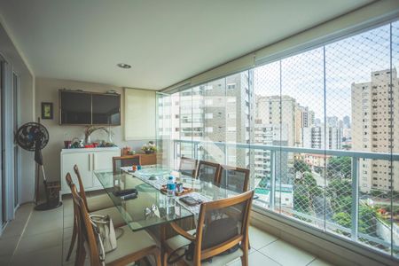 Varanda de apartamento à venda com 3 quartos, 140m² em Chácara Inglesa, São Paulo