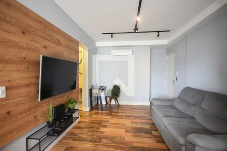 Sala de apartamento à venda com 1 quarto, 46m² em Vila Andrade, São Paulo