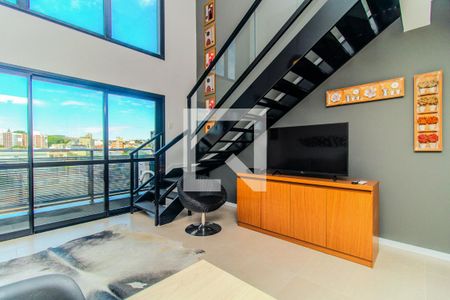 Sala de apartamento à venda com 1 quarto, 59m² em Azenha, Porto Alegre