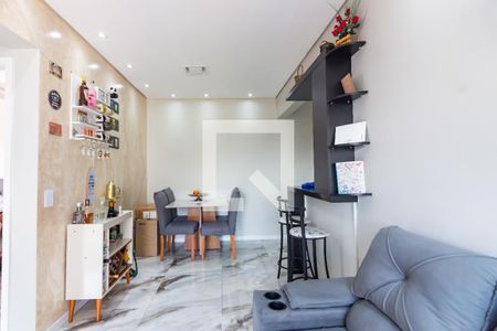 Sala  de apartamento à venda com 2 quartos, 49m² em Jaguaribe, Osasco