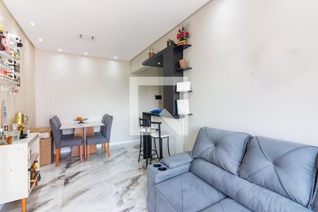 Sala  de apartamento à venda com 2 quartos, 49m² em Jaguaribe, Osasco