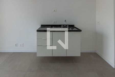 Sala/cozinha  de apartamento à venda com 1 quarto, 28m² em Vila Independência, São Paulo