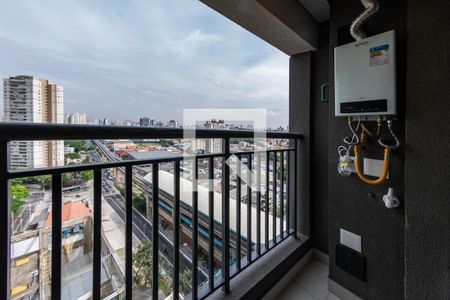 Varanda  de apartamento para alugar com 1 quarto, 28m² em Vila Independência, São Paulo