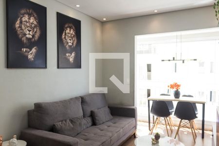 Sala de apartamento para alugar com 2 quartos, 60m² em Vila Marina, São Paulo