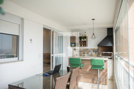 Varanda gourmet de apartamento à venda com 3 quartos, 94m² em Centro, São Bernardo do Campo