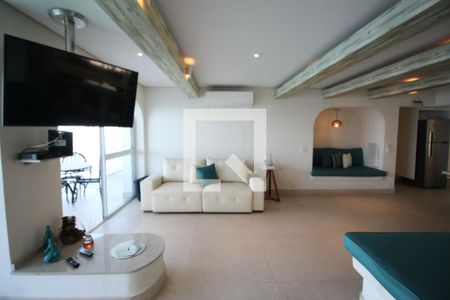 Sala de apartamento para alugar com 3 quartos, 150m² em Sítio Paecara (vicente de Carvalho), Guarujá