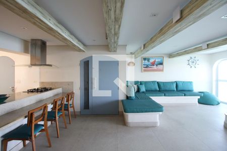 Sala de apartamento para alugar com 3 quartos, 150m² em Sítio Paecara (vicente de Carvalho), Guarujá