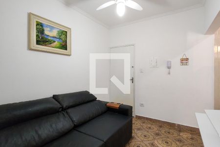 Sala de apartamento para alugar com 2 quartos, 55m² em Guilhermina, Praia Grande