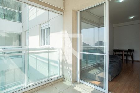 Varanda da Sala de apartamento para alugar com 1 quarto, 49m² em Bela Vista, São Paulo