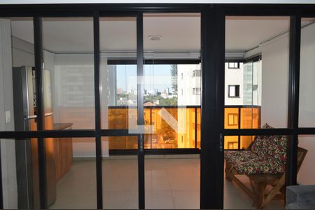 Varanda da Sala de apartamento à venda com 1 quarto, 48m² em Vila Mariana, São Paulo