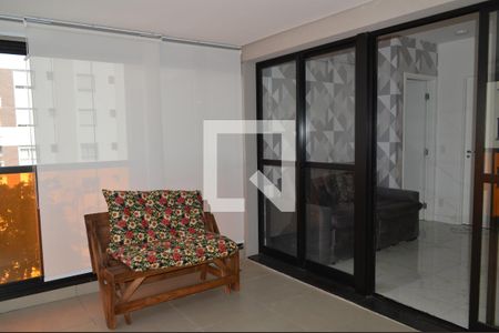 Varanda da Sala de apartamento à venda com 1 quarto, 48m² em Vila Mariana, São Paulo