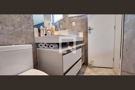 Banheiro Quarto 1 suíte de apartamento à venda com 2 quartos, 160m² em Vila Metalurgica, Santo André