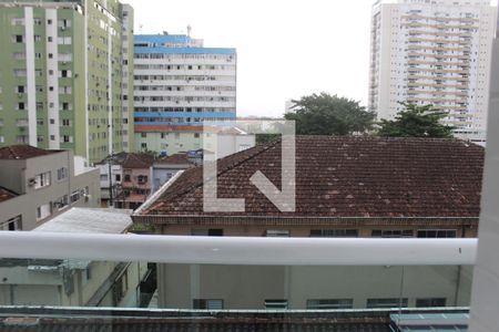 Varanda da Sala de apartamento para alugar com 1 quarto, 53m² em Centro, São Vicente