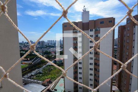 Varanda da Sala e quarto - vista de apartamento à venda com 2 quartos, 55m² em Jardim Olavo Bilac, São Bernardo do Campo