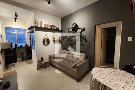 Sala de apartamento à venda com 1 quarto, 39m² em Botafogo, Rio de Janeiro