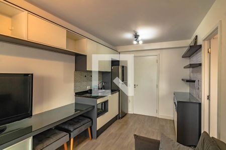 Sala de apartamento para alugar com 1 quarto, 35m² em Mirandópolis, São Paulo