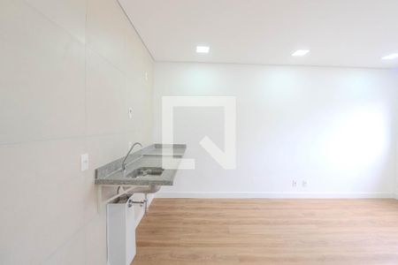 Sala/Cozinha de apartamento à venda com 1 quarto, 25m² em Bela Vista, São Paulo