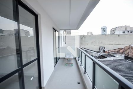 Varanda da Sala de apartamento para alugar com 3 quartos, 81m² em Tijuca, Rio de Janeiro