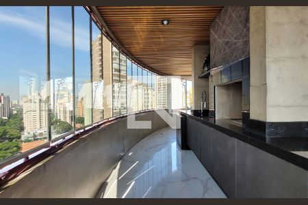 Varanda de apartamento à venda com 4 quartos, 385m² em Jardim, Santo André